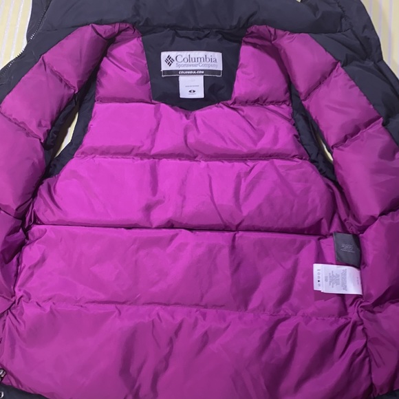 Columbia Sportswear Blue Puffer Vest Small Feather and Down - Picture 8 of 10